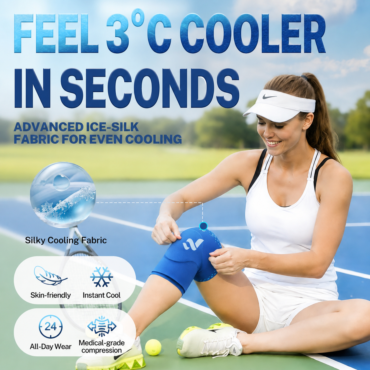 360° Hot & Cold Knee Recovery Wrap