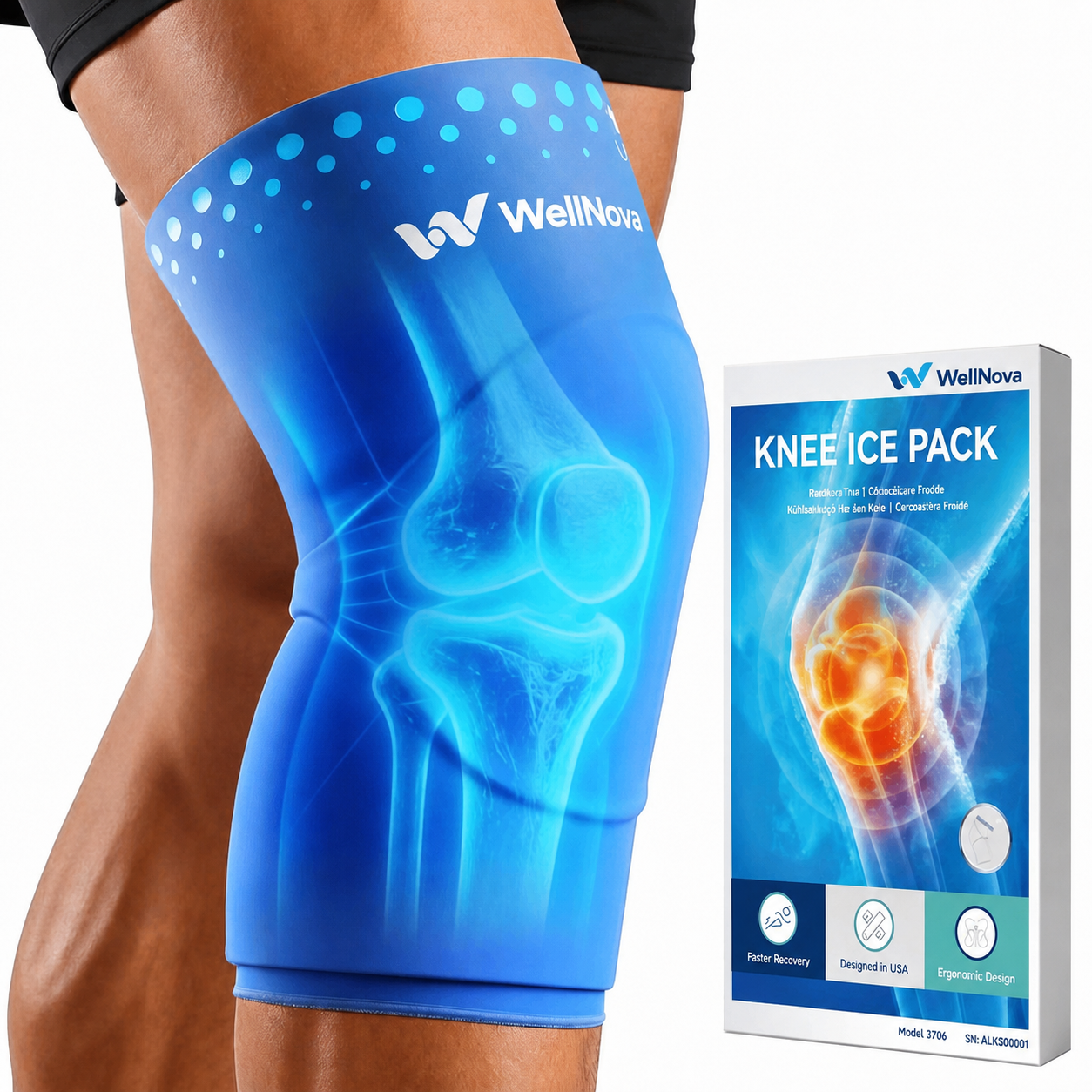 360° Hot & Cold Knee Recovery Wrap