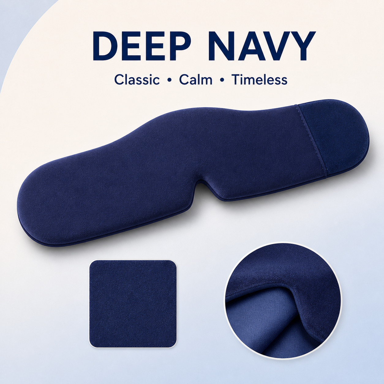 Weighted Sleep Mask – Gentle Pressure & Wraparound Comfort