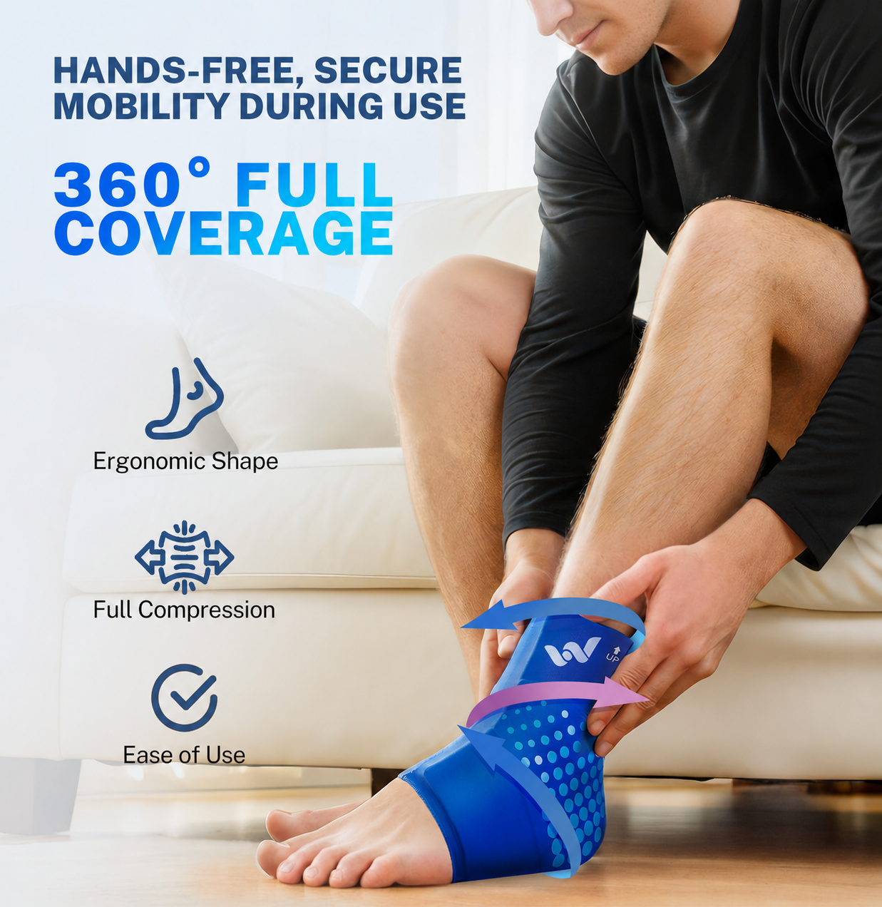 360° Hot & Cold Ankle Recovery Wrap