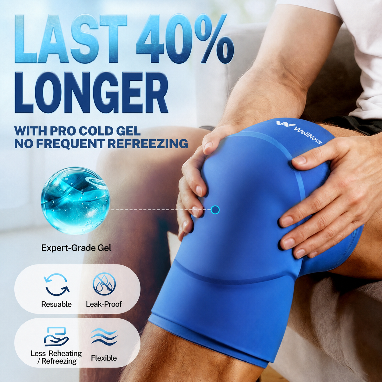 360° Hot & Cold Knee Recovery Wrap